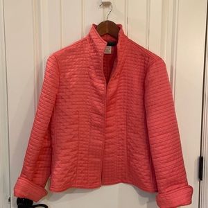 Harve Bernard  Coral quilted jacket/blazer